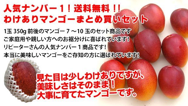 わけありマンゴーまとめ買いセット